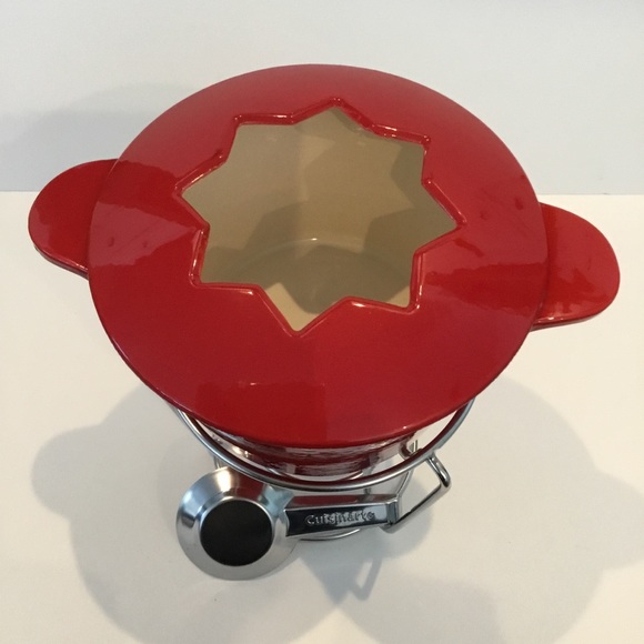 Cuisinart Cast Iron Fondue Pot Red - Picture 2 of 10
